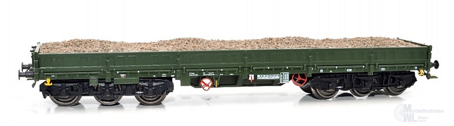 NPE NW22919 - Bahndienstwagen DR Ep.IV Samms 4860 beladen mit Sand H0/GL