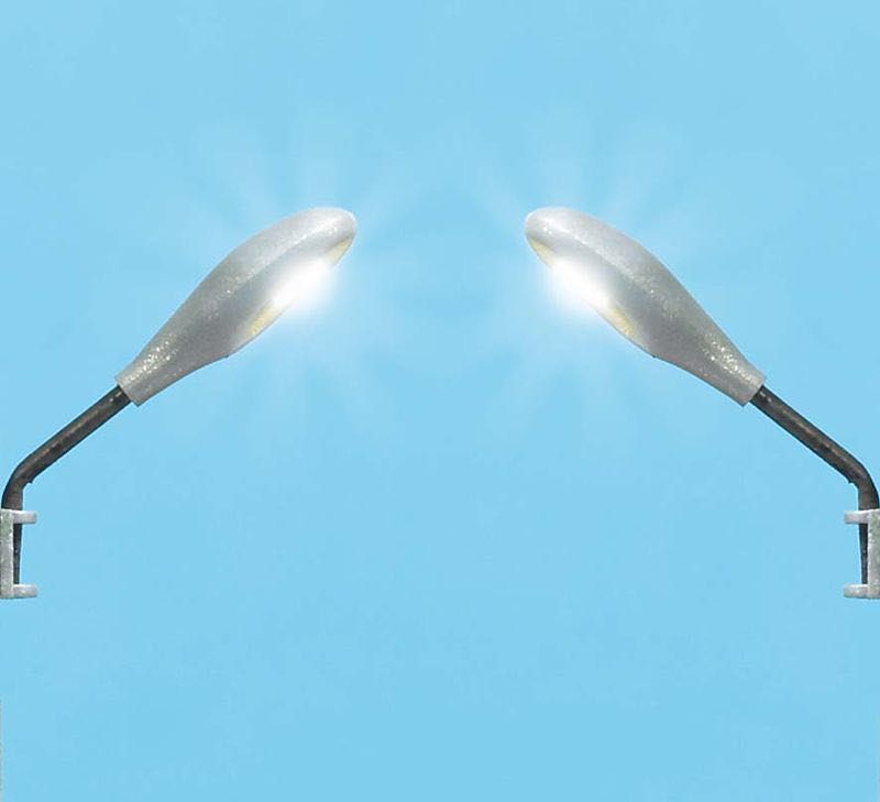 Busch 4153 - 2 Wandlampen (LBL) H0 1:87