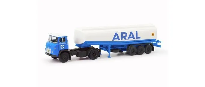 Herpa 87MBS026482 - Scania Vabis LB 76 Tanksattelzug Aral H0 1:87
