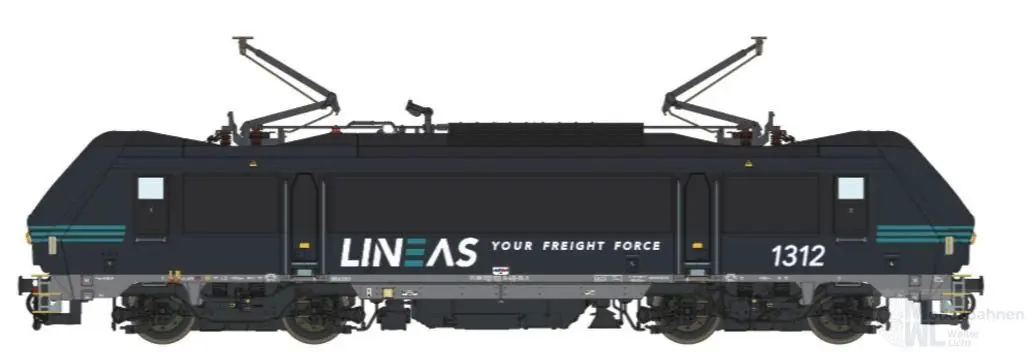 LS Models 13001DC - E-Lok HLE 13 1312 LINEAS Ep.VI 1312 H0/GL