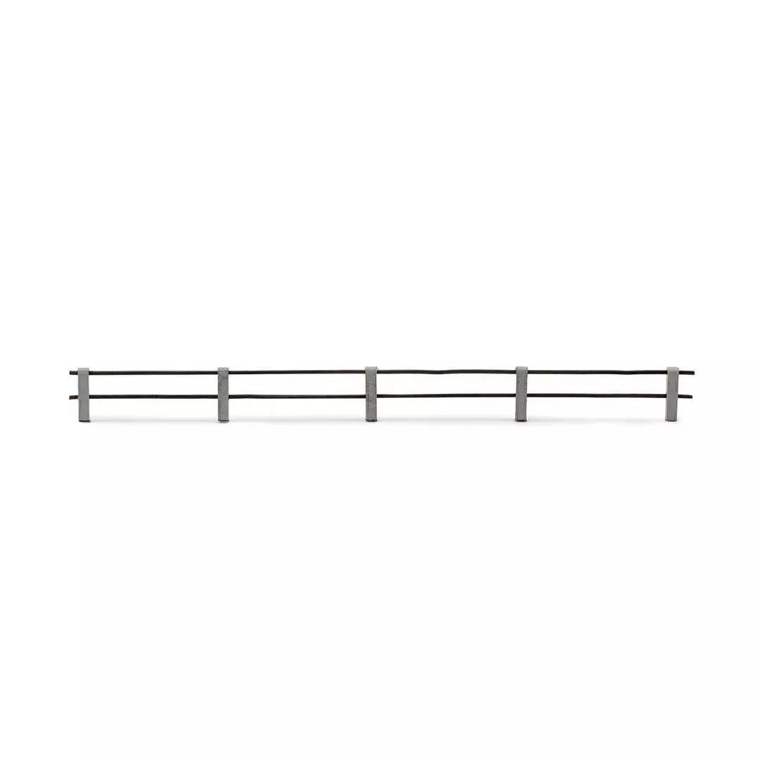 Busch 1123 - Zaun m. Betonpfählen H0 1:87