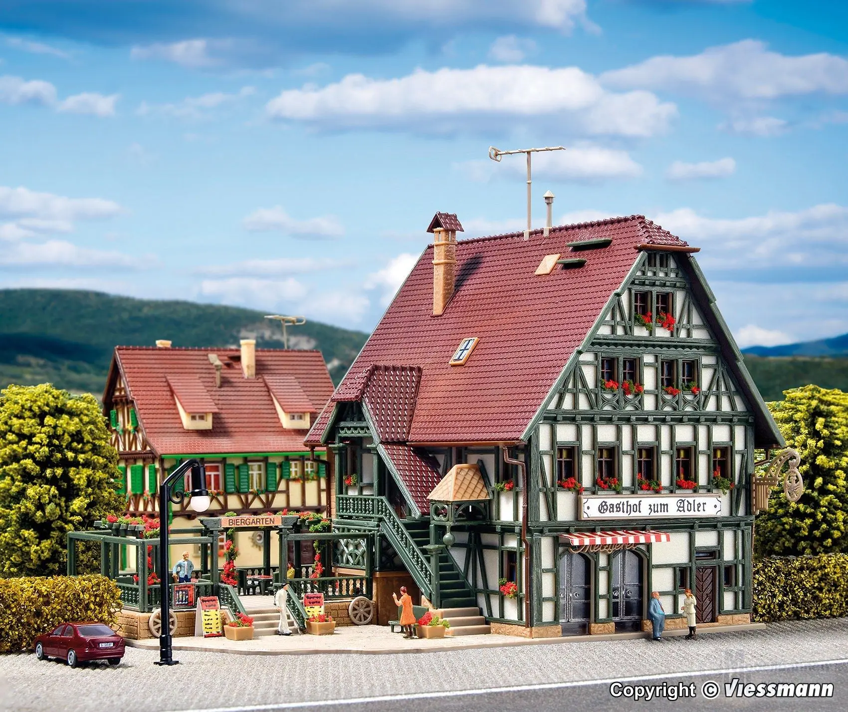 Vollmer 47711 - Gasthaus mit Metzgerei und N 1:160