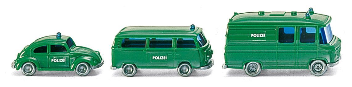 Wiking 093500 - Polizei - Einsatzfahrzeuge N 1:160