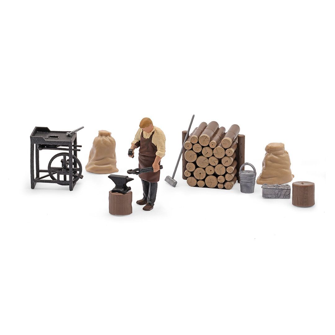 Busch 79856 - A-Set: Feldschmiede H0 1:87 Busch 79856 - A-Set: Feldschmiede H0 1:87