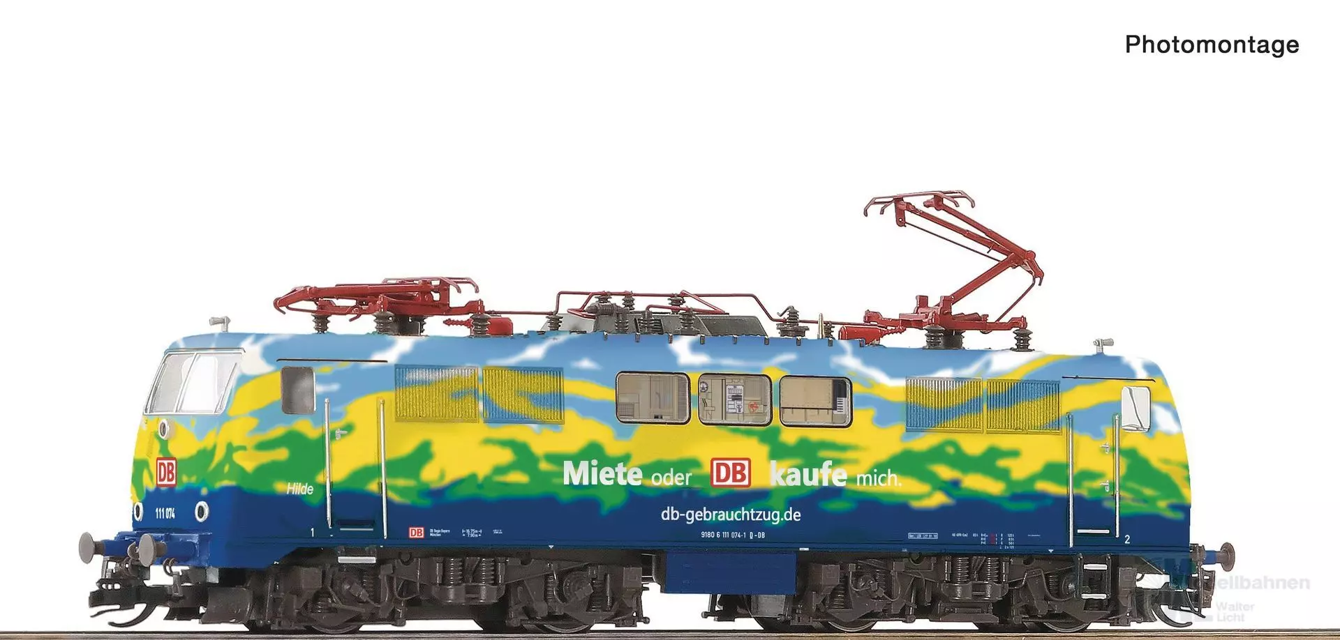 Roco 7580034 - E-Lok BR 111 DB AG Miete mich Ep.VI TT 1:120