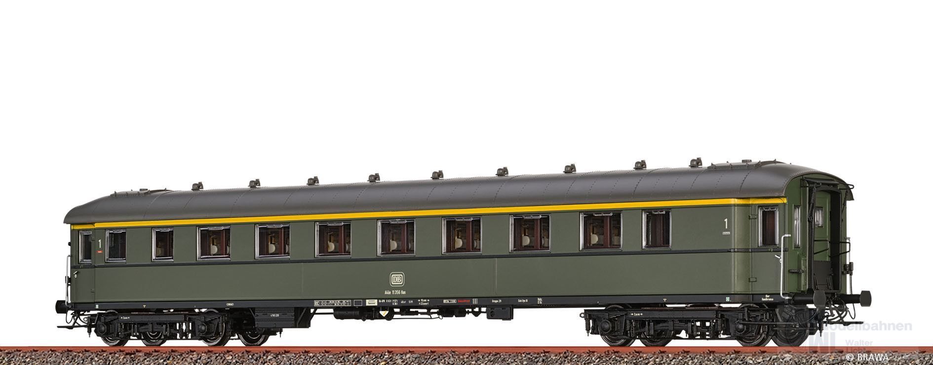 Brawa 46422 - Schnellzugwagen DB Ep.III/IV 1.Kl. H0/GL
