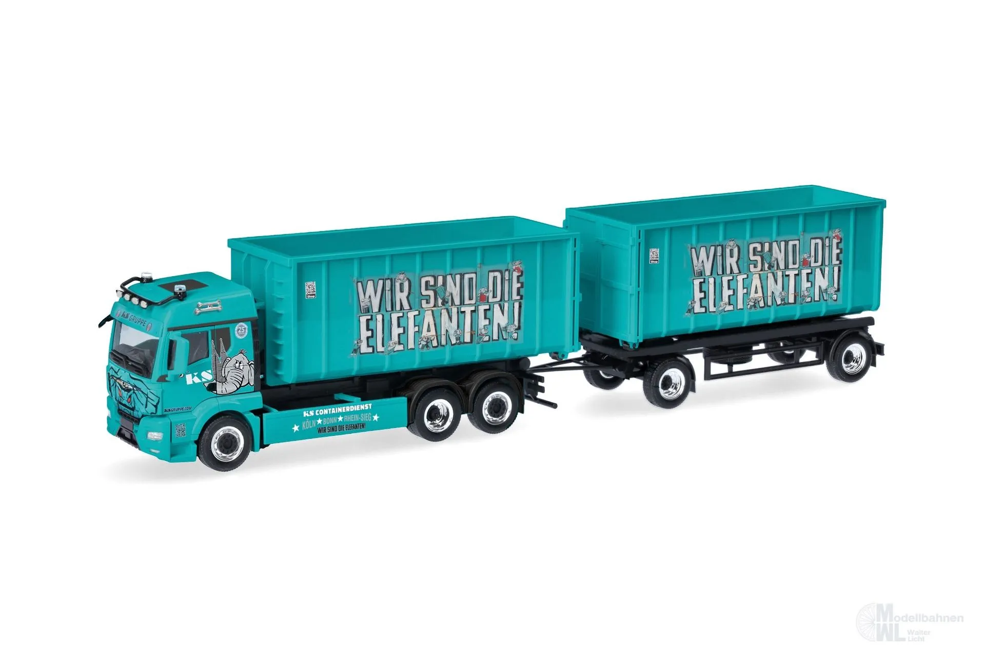 Herpa 321457 - MAN TGS TN AbrollMuHz KS Cont. H0 1:87