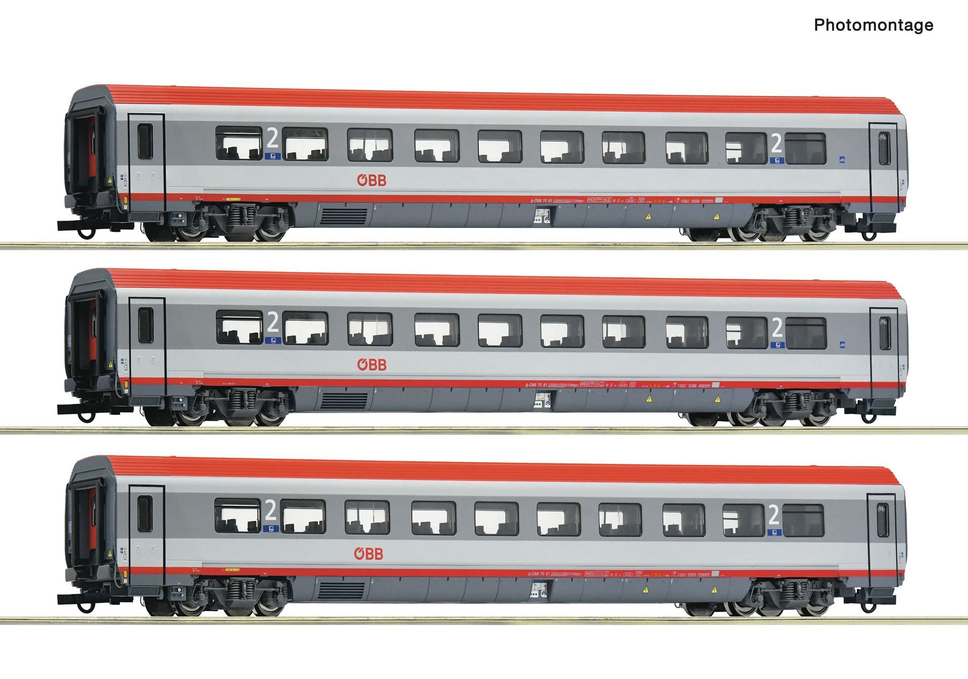 Roco 6200273 - Personenwagen Set ÖBB Ep.VI 3.tlg. H0/GL