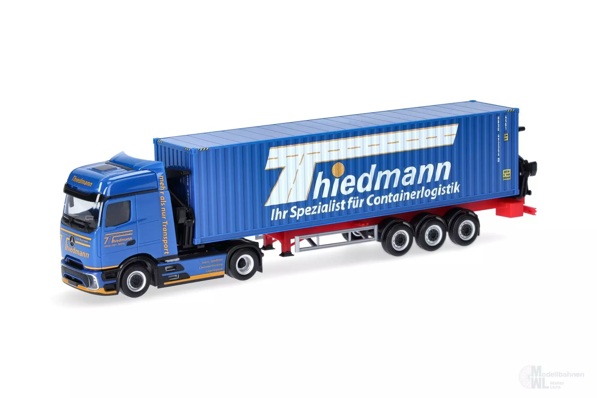 Herpa 319782 - Mercedes-Benz Actros L ProCab Container-Seitenlader H0 1:87