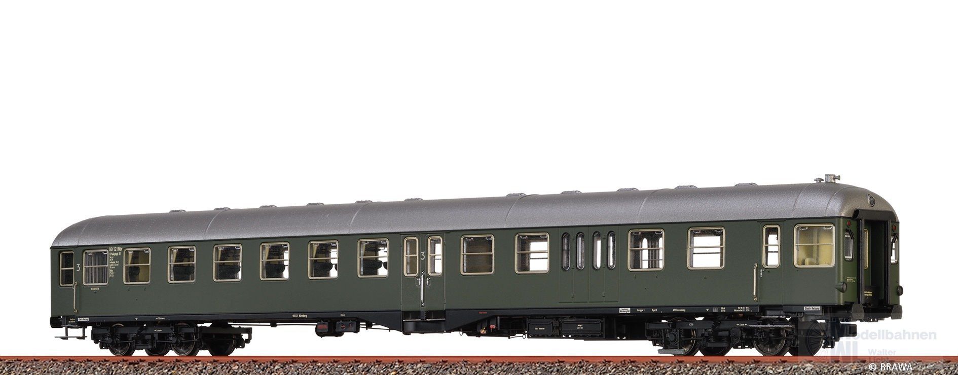 Brawa 58067 - Steuerwagen DB Ep.III CPw4ymgf H0/GL BASIC