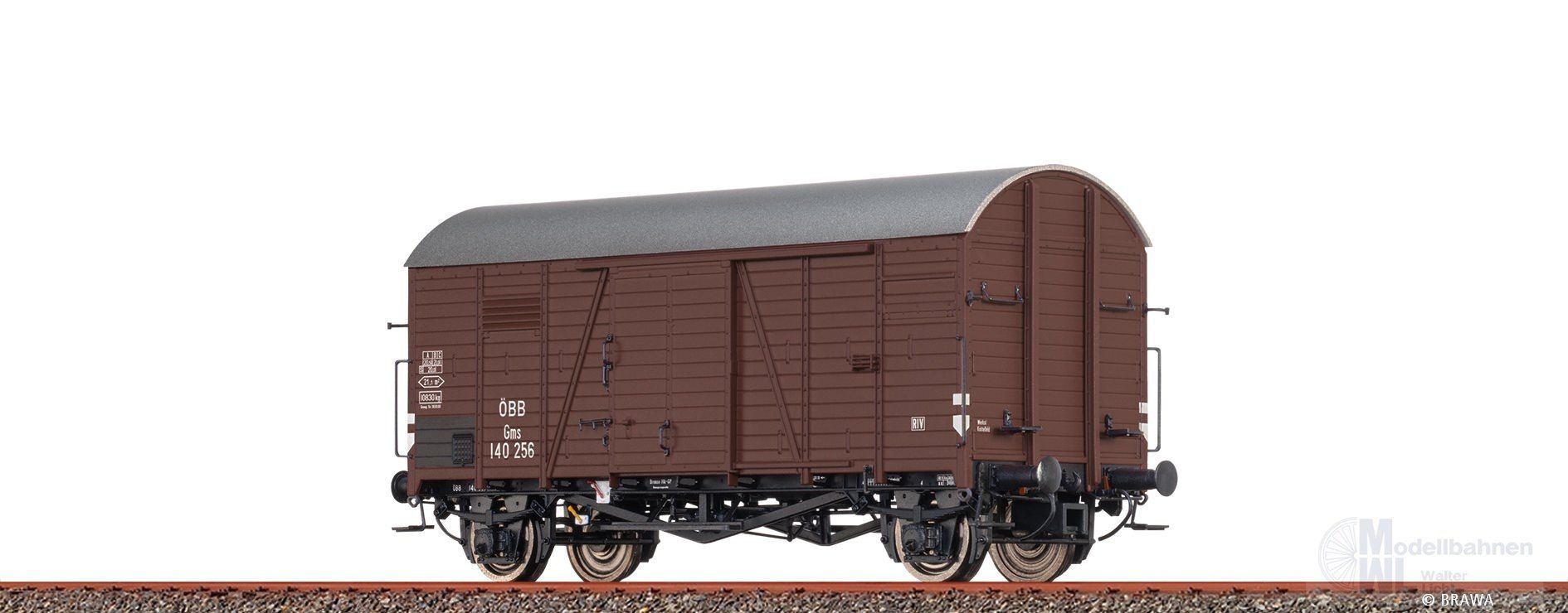 Brawa 50747 - Güterwagen ged. ÖBB Ep.III Gms H0/GL Brawa 50747 - Güterwagen ged. ÖBB Ep.III Gms H0/GL
