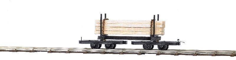 Busch 12221 - Drehgestell-Rungenwagen H0 1:87