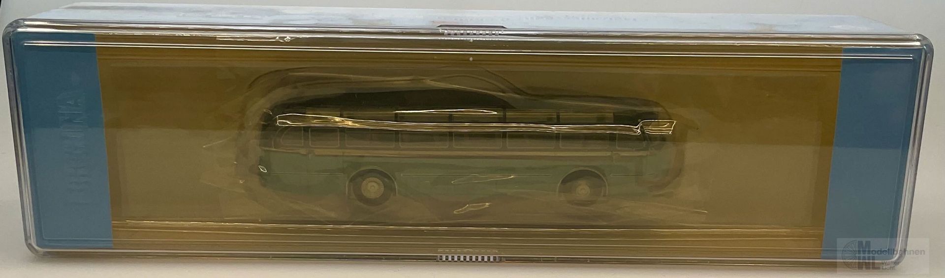 Brekina bre50501 - BREKINA - Mercedes-Benz O 6600 H, Reisebus Bus hell-/dunkelblau H0 1:87