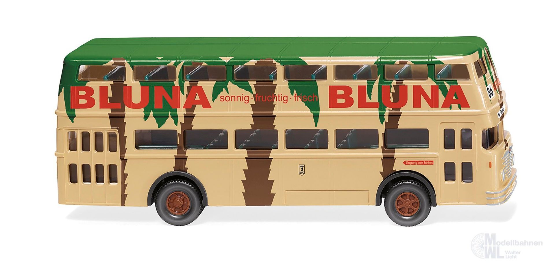 Wiking 072205 - Doppeldeckerbus D2U Büssing BLUNA H0 1:87 Wiking 072205 - Doppeldeckerbus D2U Büssing BLUNA H0 1:87