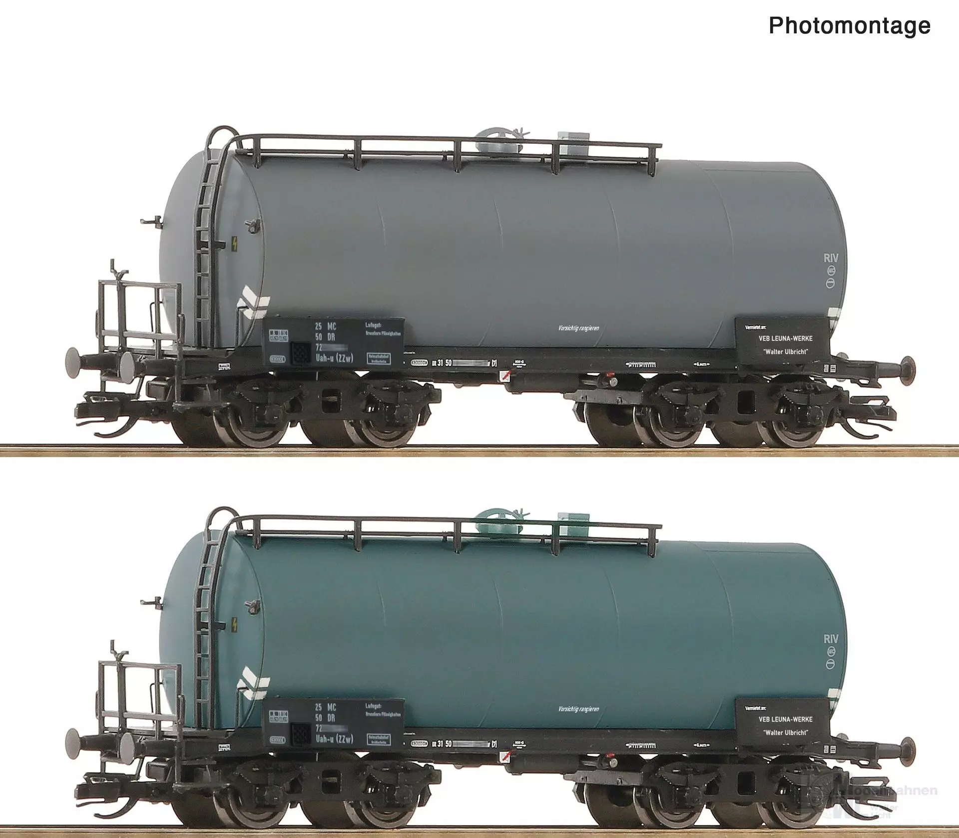 Roco 6680036 - Kesselwagen Set DR Ep.IV 2.tlg. TT 1:120