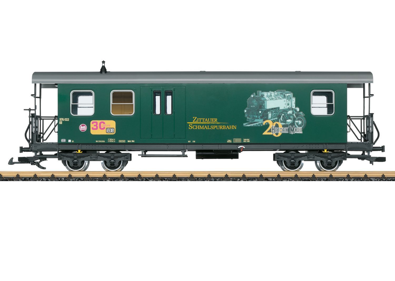LGB 35099 - Sonderwagen 30 Jahre SOEG, 20 Jahre Historik Mobil Spur G 1:22,5