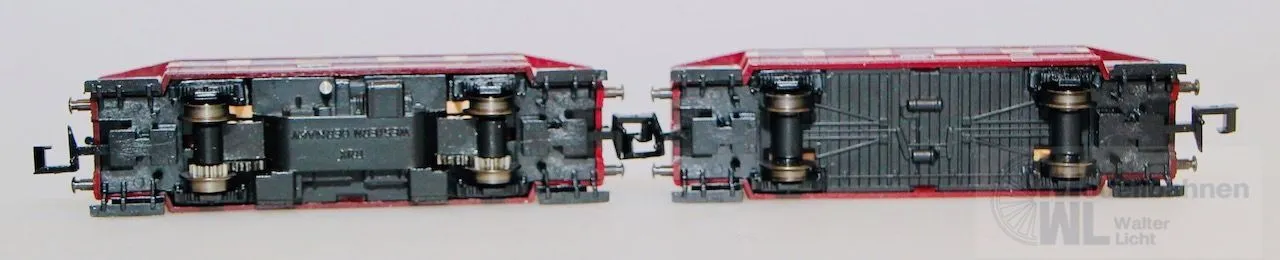 Trix 12093 - MINITRIX - Triebwagen VT 135 055 DRG Ep.II + Beiwagen N 1:160
