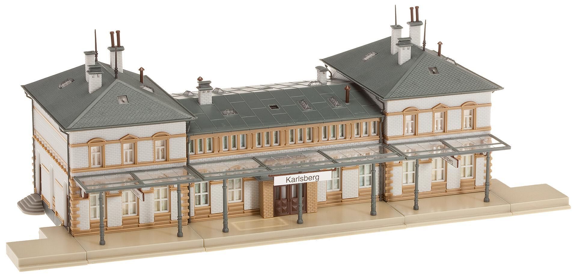 212114_fg_01 Faller 212114 - Bahnhof Karlsberg N 1:160