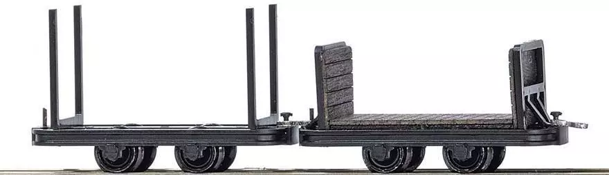 Busch 12204 - Rungen-u.Stirnwandwagen H0 1:87