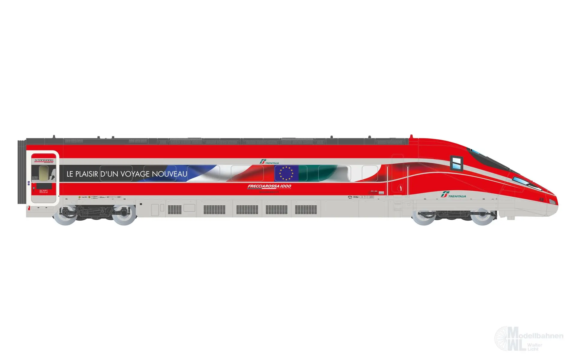 Arnold 2621 - Triebzug Frecciarossa 1000 FS Ep.VI 4.tlg. Grundeinheit Le plaisir N 1:16