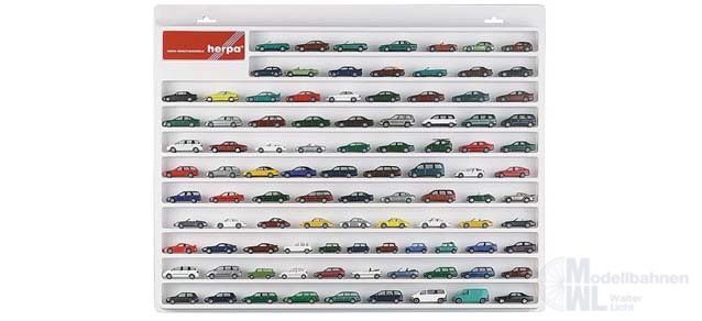 Herpa 029223 - PKW-Schaukasten weiß, (57cm x 45cm x 3,5cm) H0 1:87