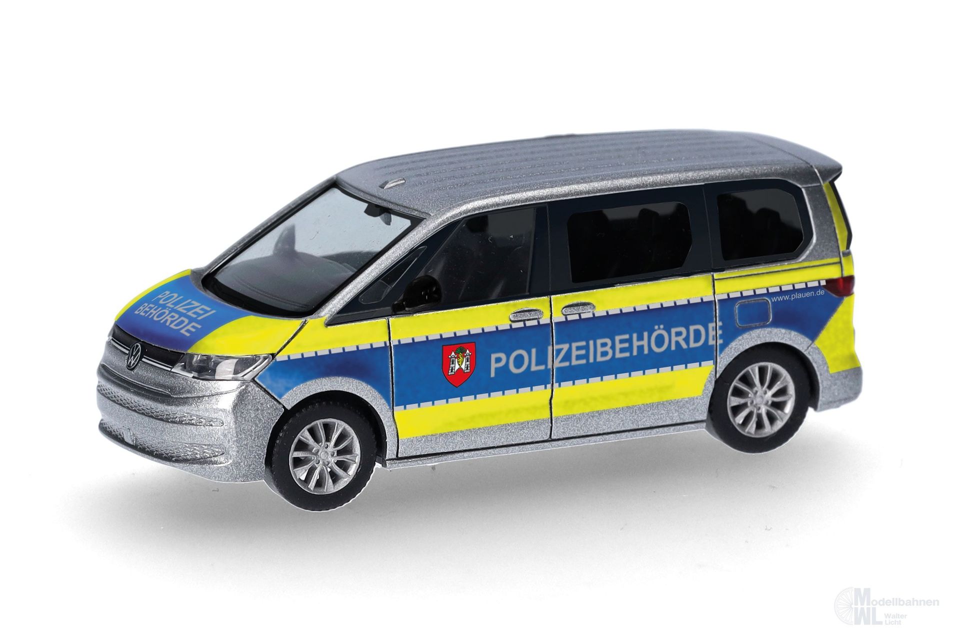 Herpa 098625 - VW Multivan Polizeibehörde Plauen H0 1:87