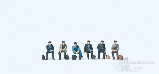 Preiser 79125 - Sitzende Industrie- und Hafen N 1:160