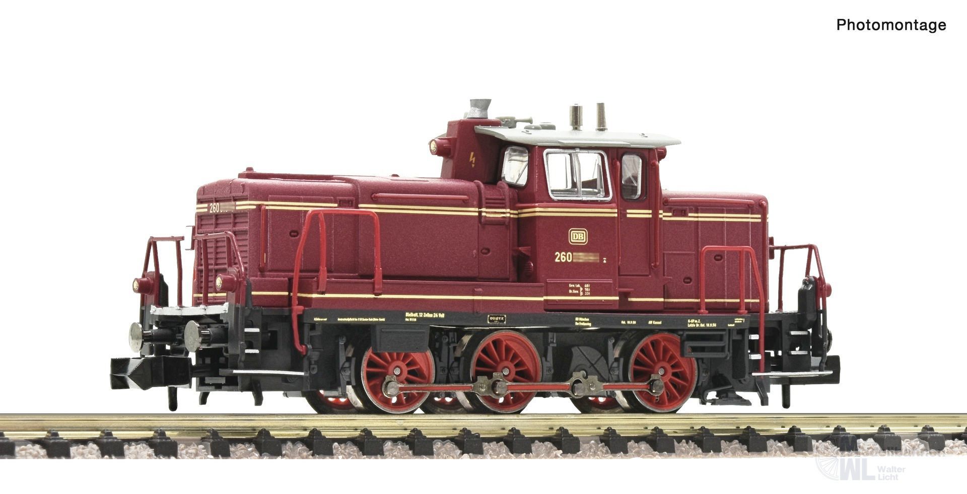 Fleischmann 7360027 - Diesellok BR 260 DB Ep.IV N 1:160 Fleischmann 7360027 - Diesellok BR 260 DB Ep.IV N 1:160