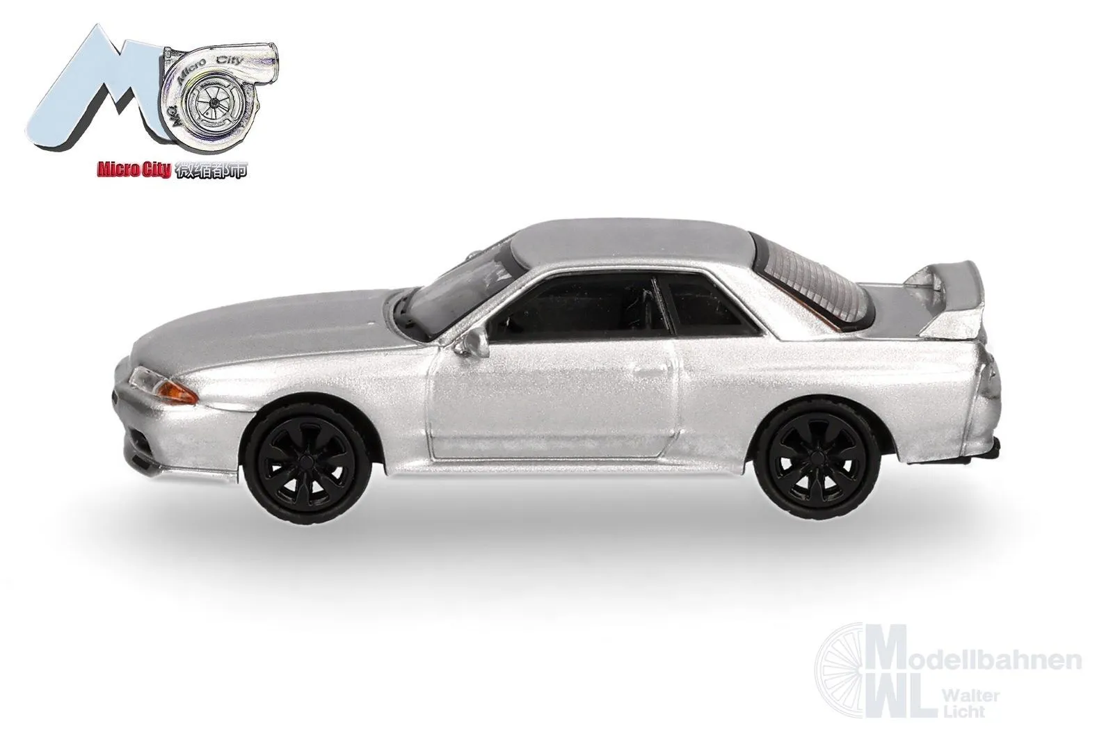 Herpa 87MC000092 - Nissan Skyline GTR32 silber H0 1:87