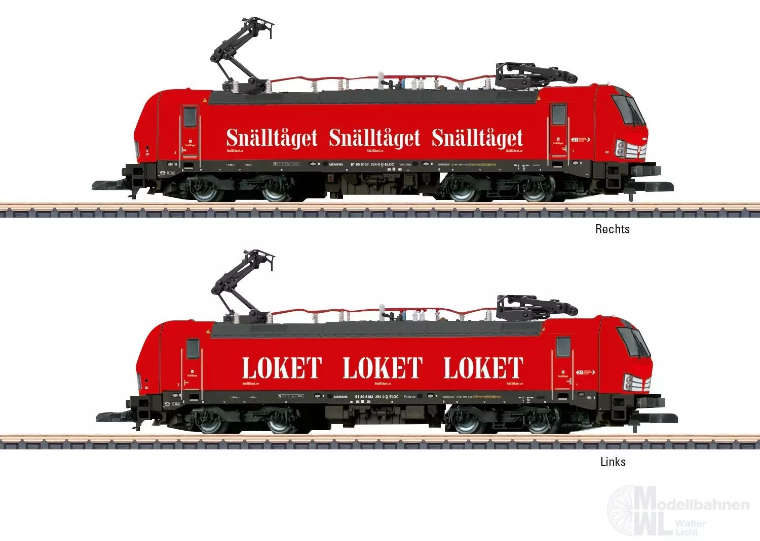 Märklin 88238 - E-Lok BR 193 Snälltaget Ep.VI Z 1:220