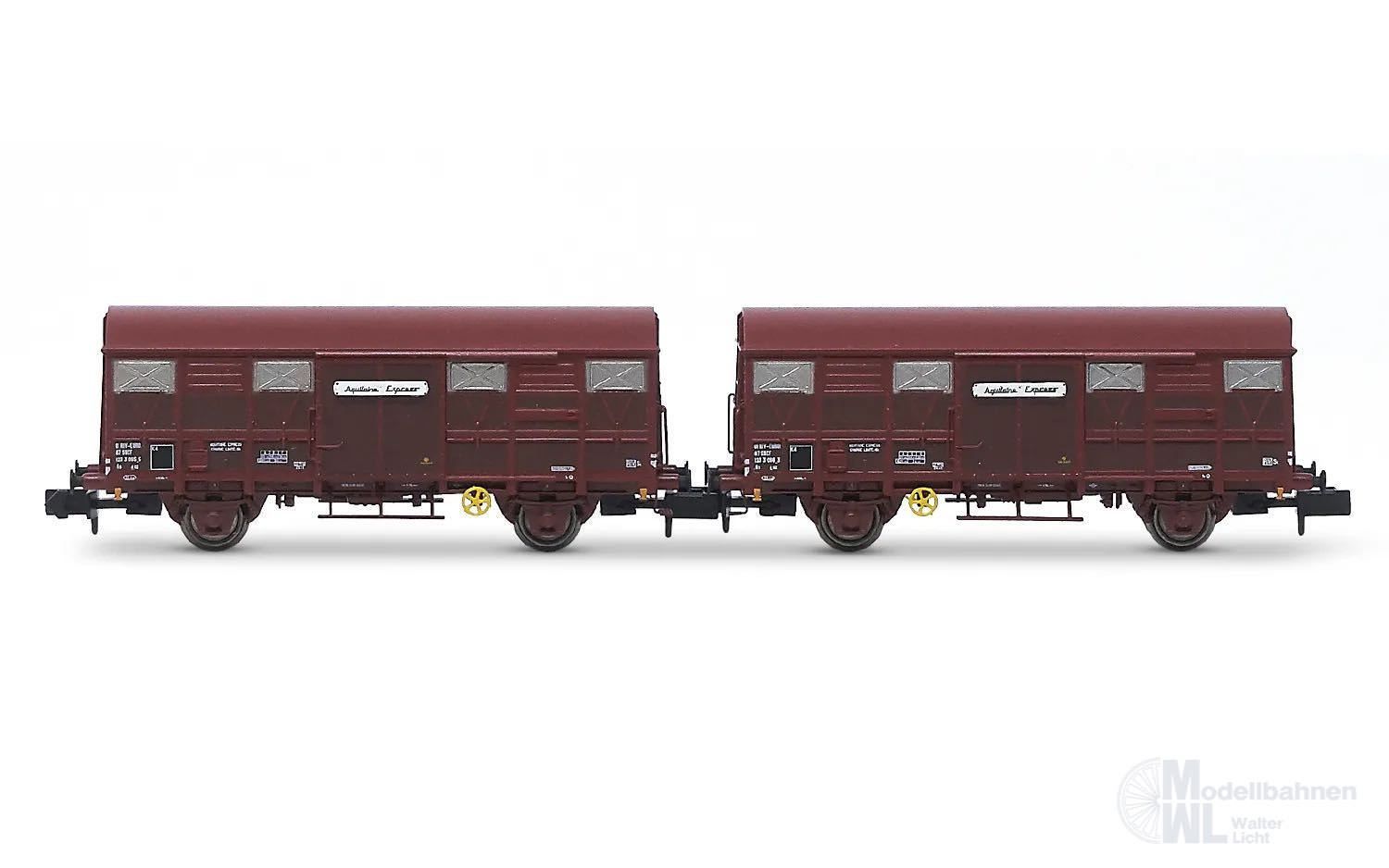 ar6571_0 Arnold 6571 - Güterwagen Set SNCF Ep.III 2.tlg. Provence Express N 1:160