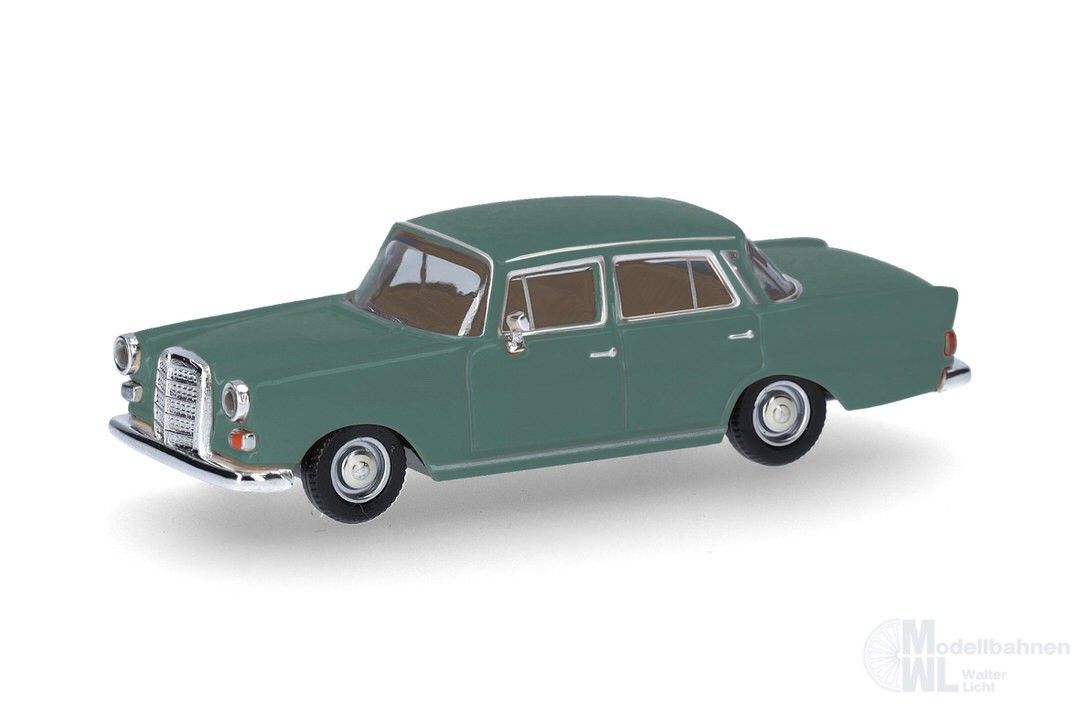 Herpa 420457-004 - Mercedes-Benz 200 Heckflosse moosgrün H0 1:87