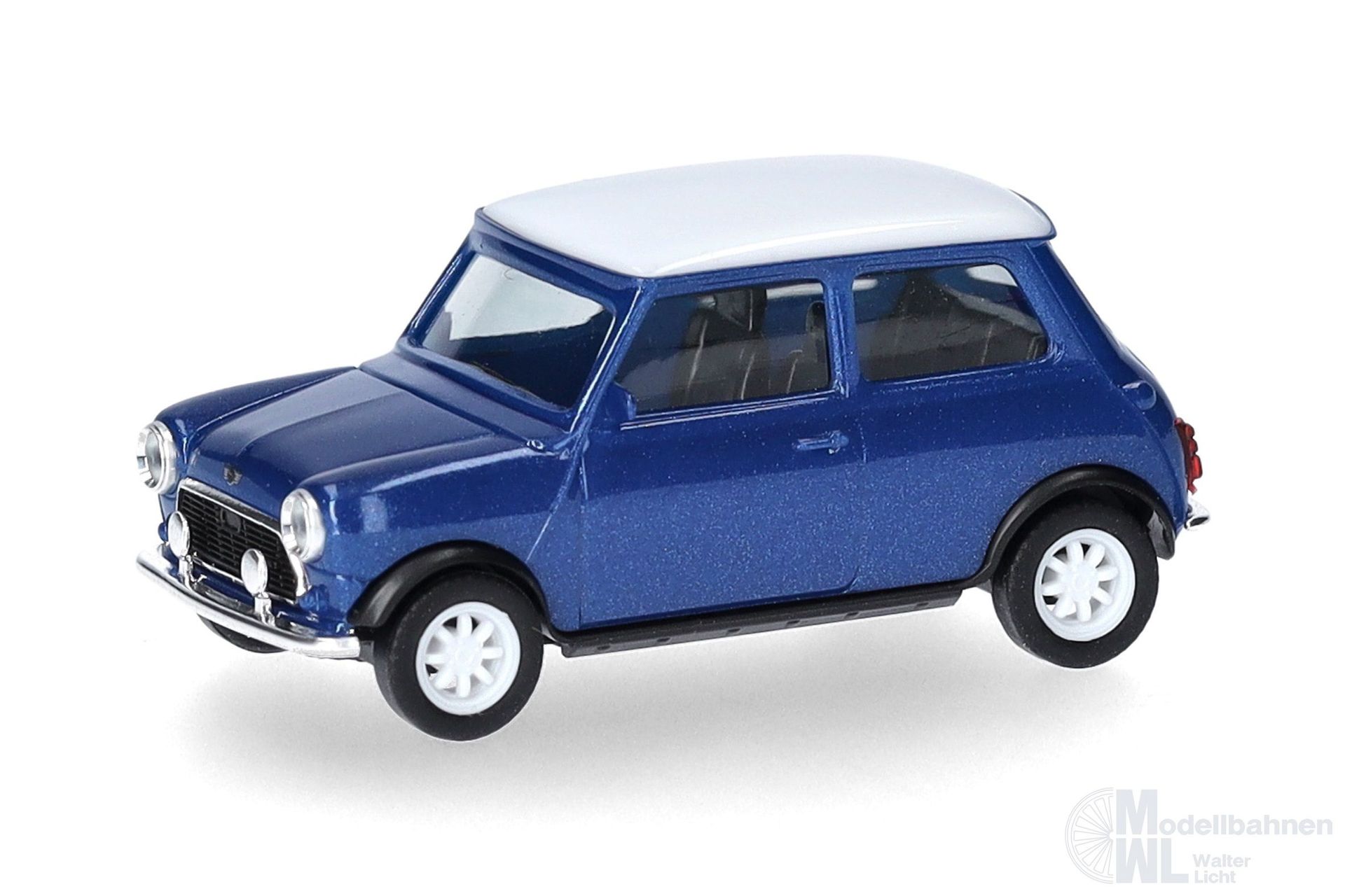 Herpa 431149-002 - Mini Cooper Rechtslenker thaiti blau H0 1:87