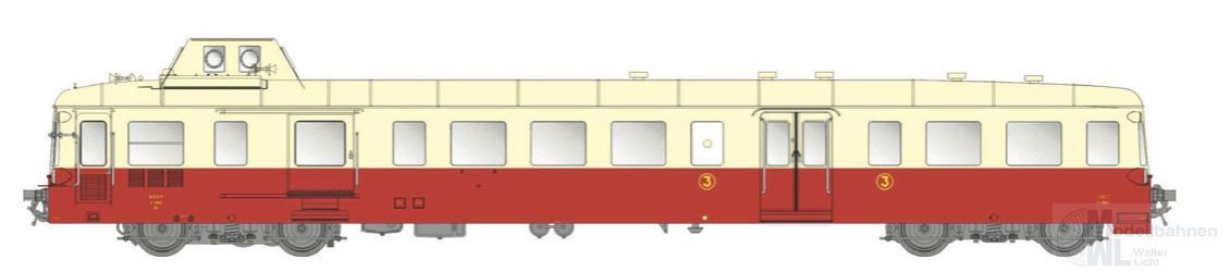 LS Models 10115 - Triebwagen X3800 (3893) SNCF Ep.III H0/GL