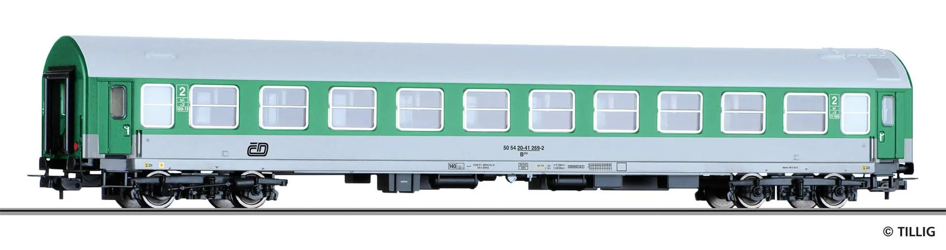 Tillig 74958 - Personenwagen CD Ep.V 2.Kl. B 250 Typ Y H0/GL