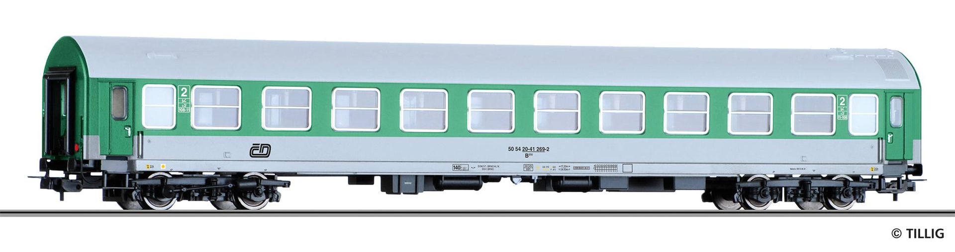 Tillig 74958 - Personenwagen CD Ep.V 2.Kl. B 250 Typ Y H0/GL