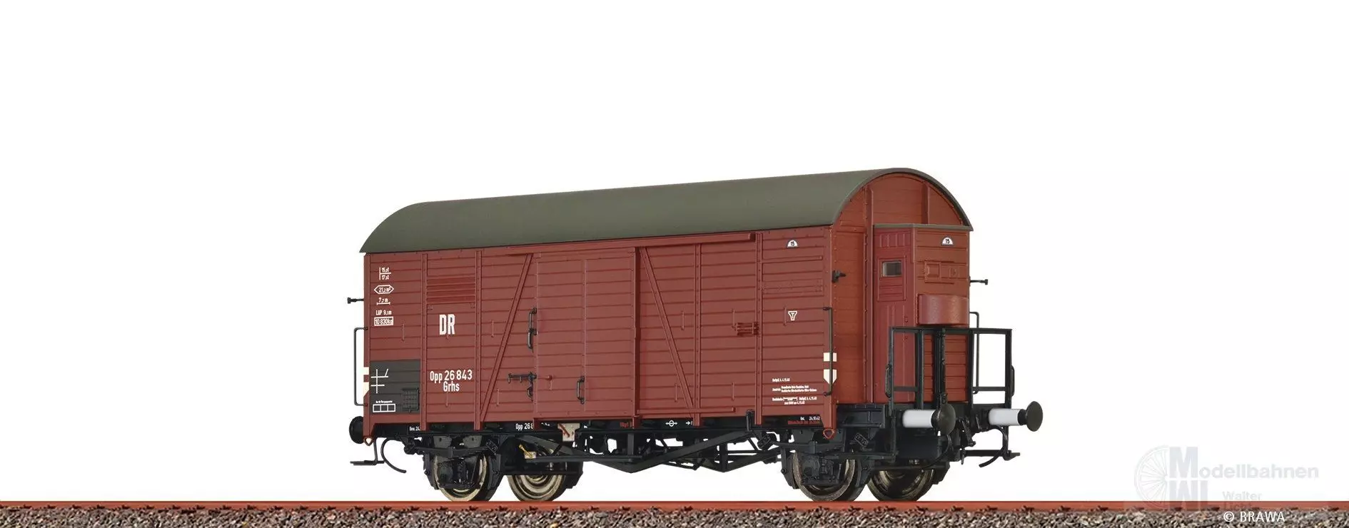 Brawa 50743 - Güterwagen ged. DRG Ep.II Grhs Opp 26 843 H0/GL