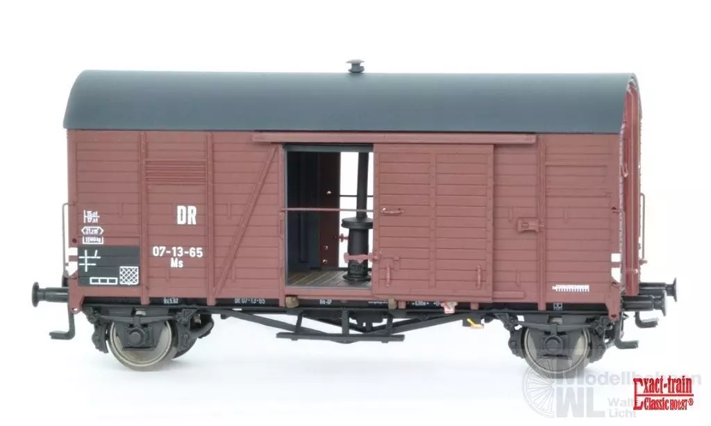 Exact Train 20793 - Güterwagen gedeckt DR Ep.III Militär H0/GL