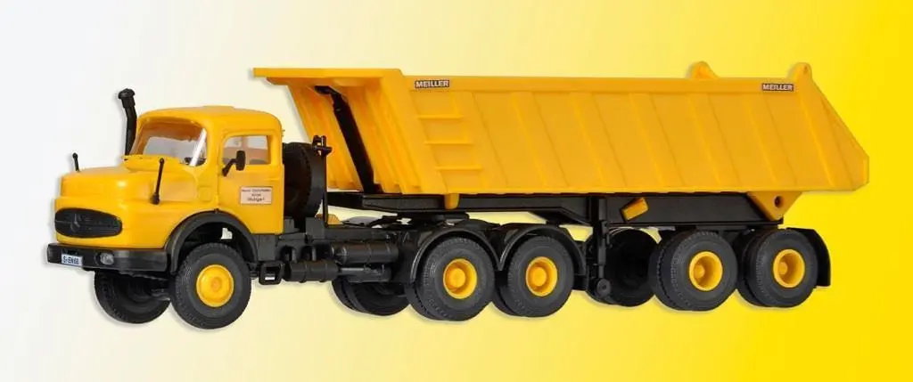Kibri 14025 - Mercedes-Benz Rundhauber mit MEILLER Sattelkipper H0 1:87