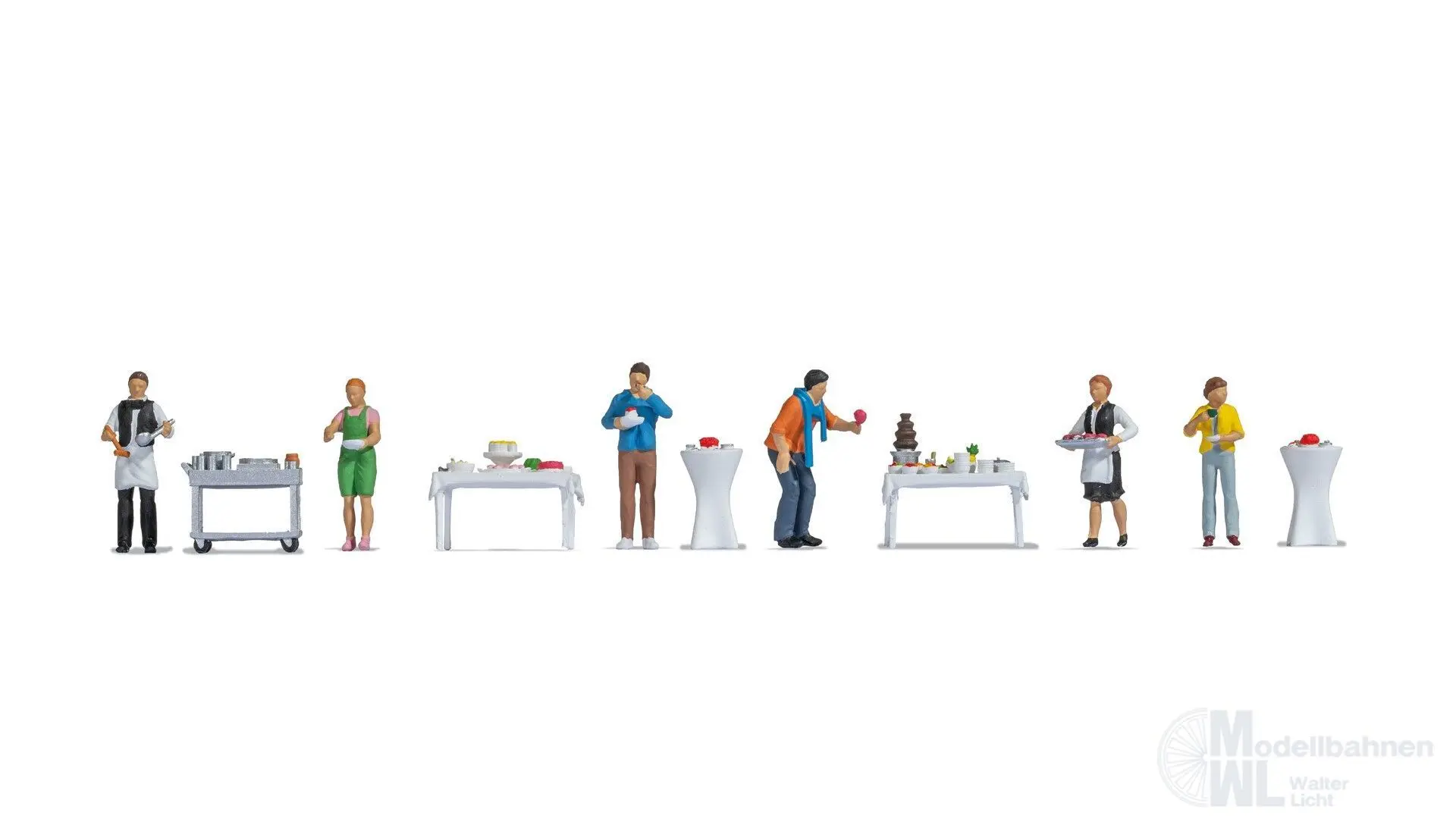 Noch 16277 - Figuren-Themenwelt Buffet H0 1:87