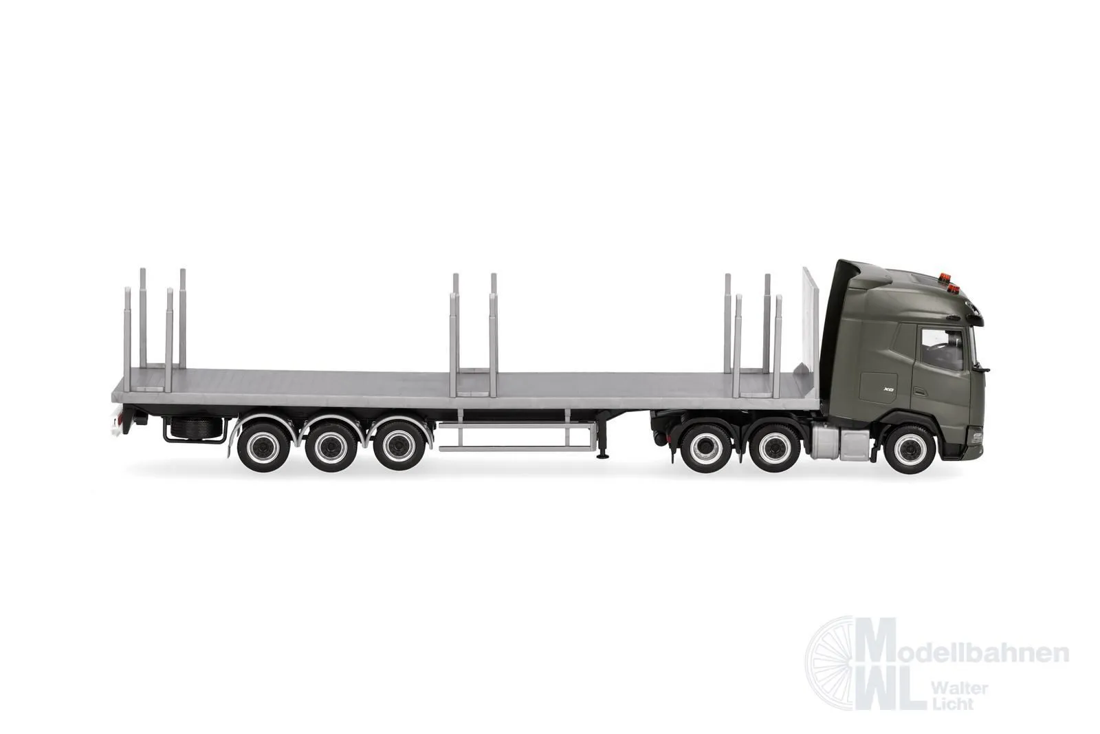 Herpa 747301 - DAF XG 6x2 Flachbett-Sattelzug H0 1:87
