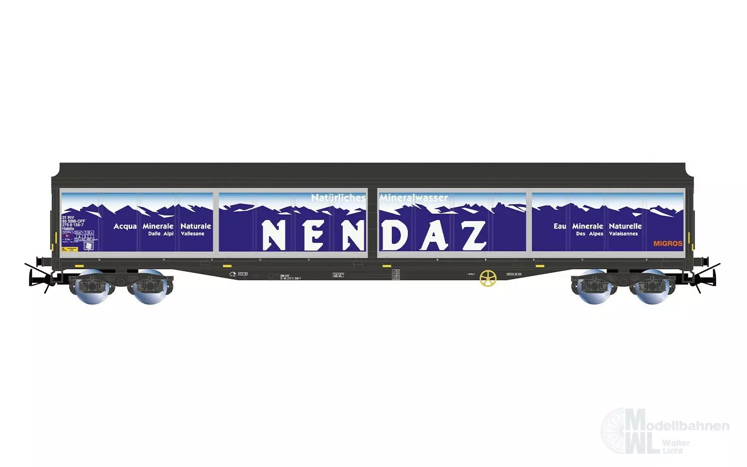 Rivarossi 6720 - Schiebewandwagen SBB Ep.V NENDAZ H0/GL