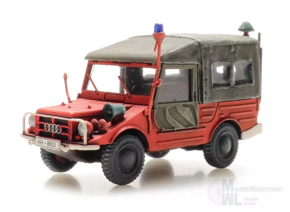 ARTITEC b.v. 6870448 - DKW Munga F91/8 Feuerwehr H0 1:87