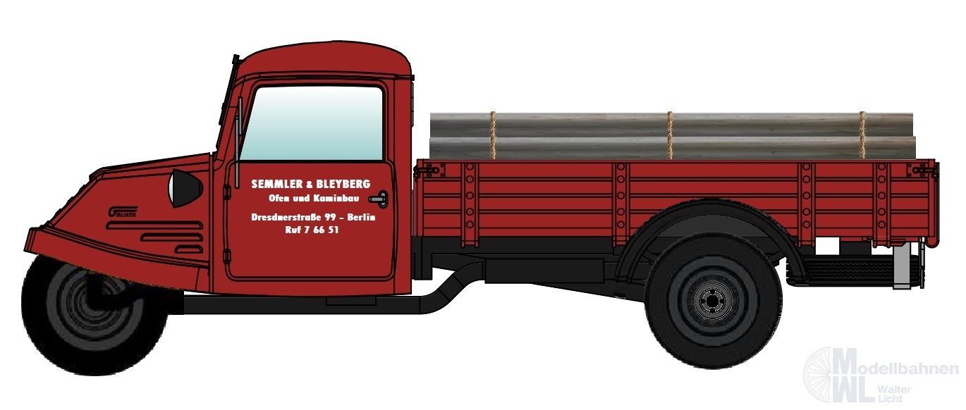 NPE NA88186 - Goliath GD 750 Tiefpritsche Ofenhandel H0 1:87