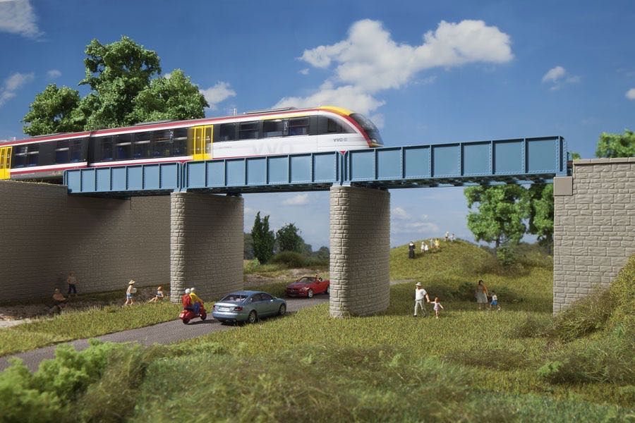 Auhagen 11442 - Erweiterung Blechträgerbrücke H0 1:87