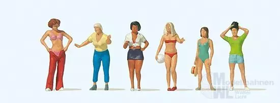 Preiser 10704 - Auf dem Campingplatz H0 1:87