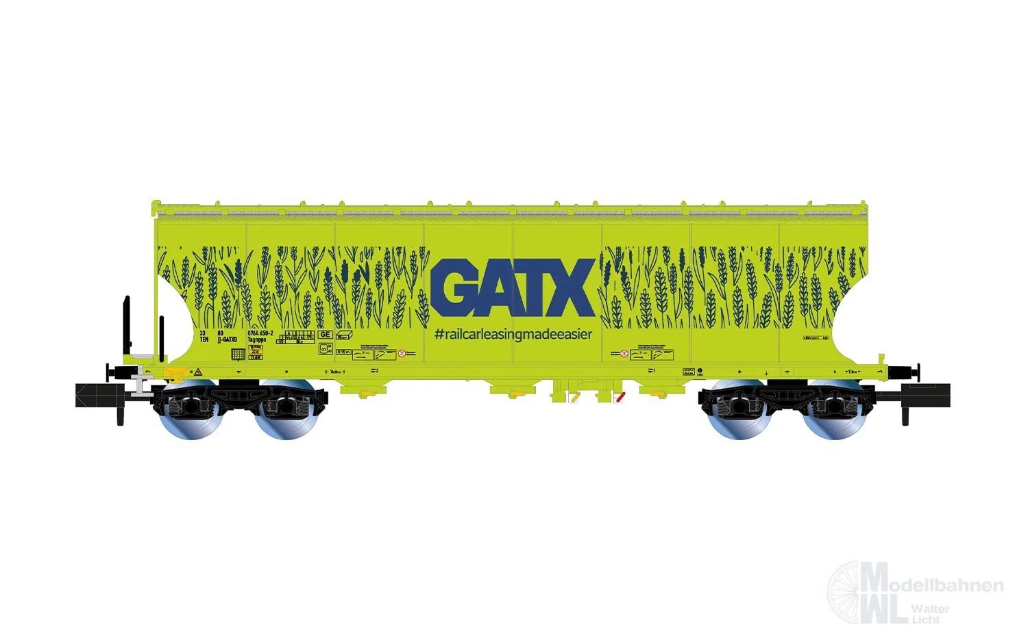 Arnold 6737 - Getreidesilowagen D-GATX Ep.VI N 1:160