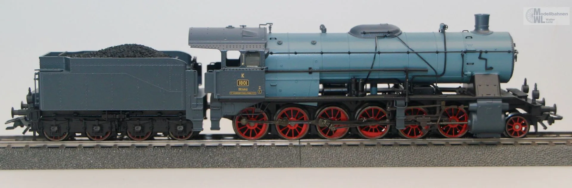 Märklin 37059 - MÄRKLIN - Dampflok Serie K K.W.St.E. Ep.I blau H0/WS Sound
