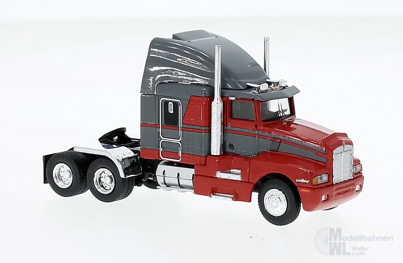 Brekina 85933 - Kenworth T 600 grau/rot H0 1:87