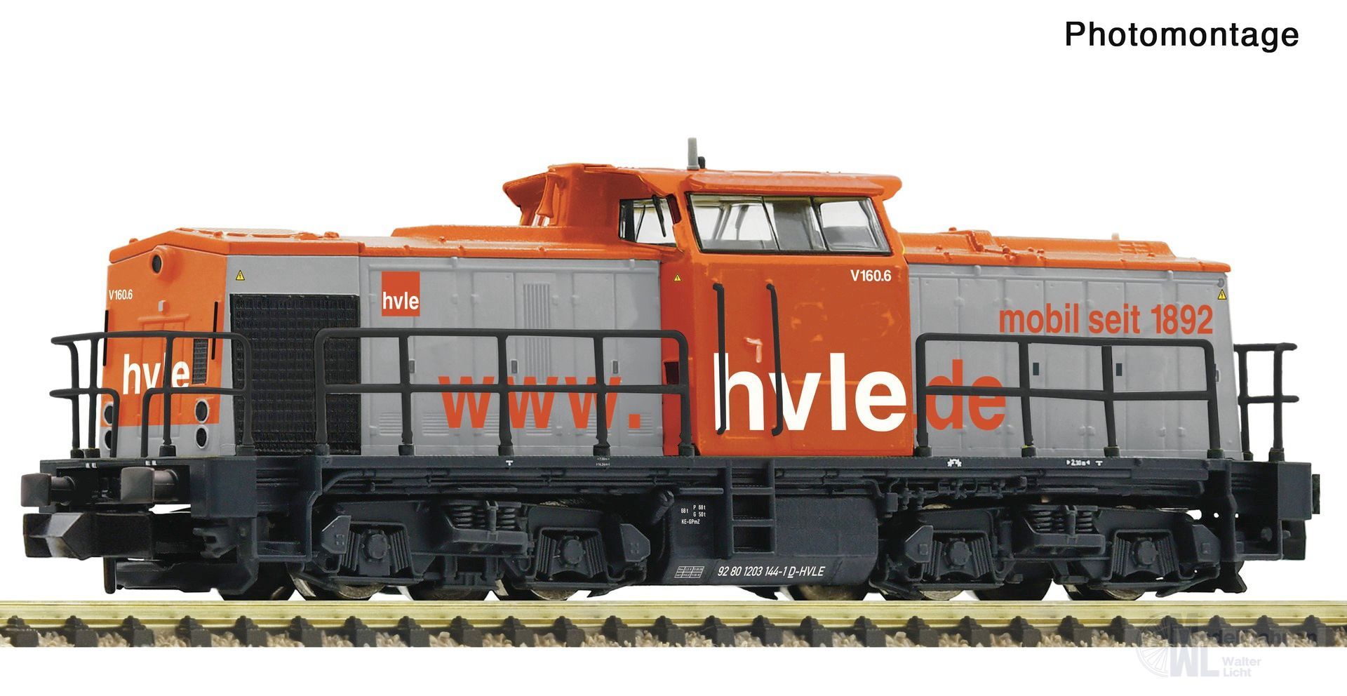 Fleischmann 7360033 - Diesellok V 160.6 HVLE Ep.VI N 1:160